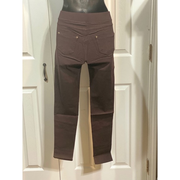 NWT Pull On Comfort Control Brown Pants New with Tags Women's M/L - Picture 3 of 5